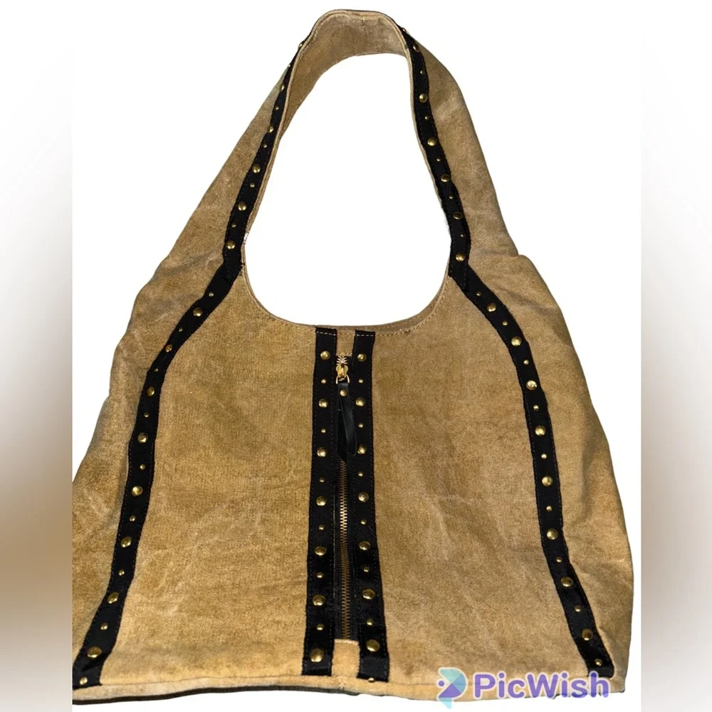 Mona B Wild Streak Canvas Tote